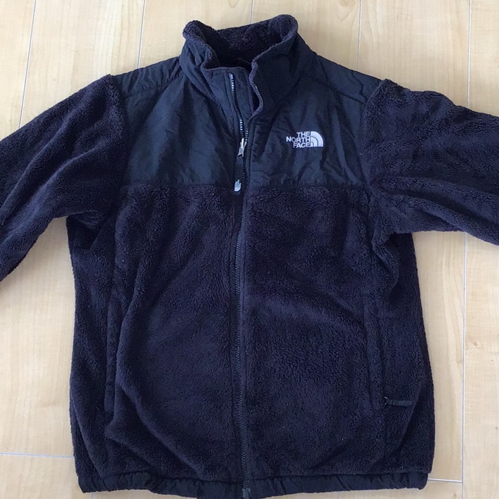North face black soft jacket